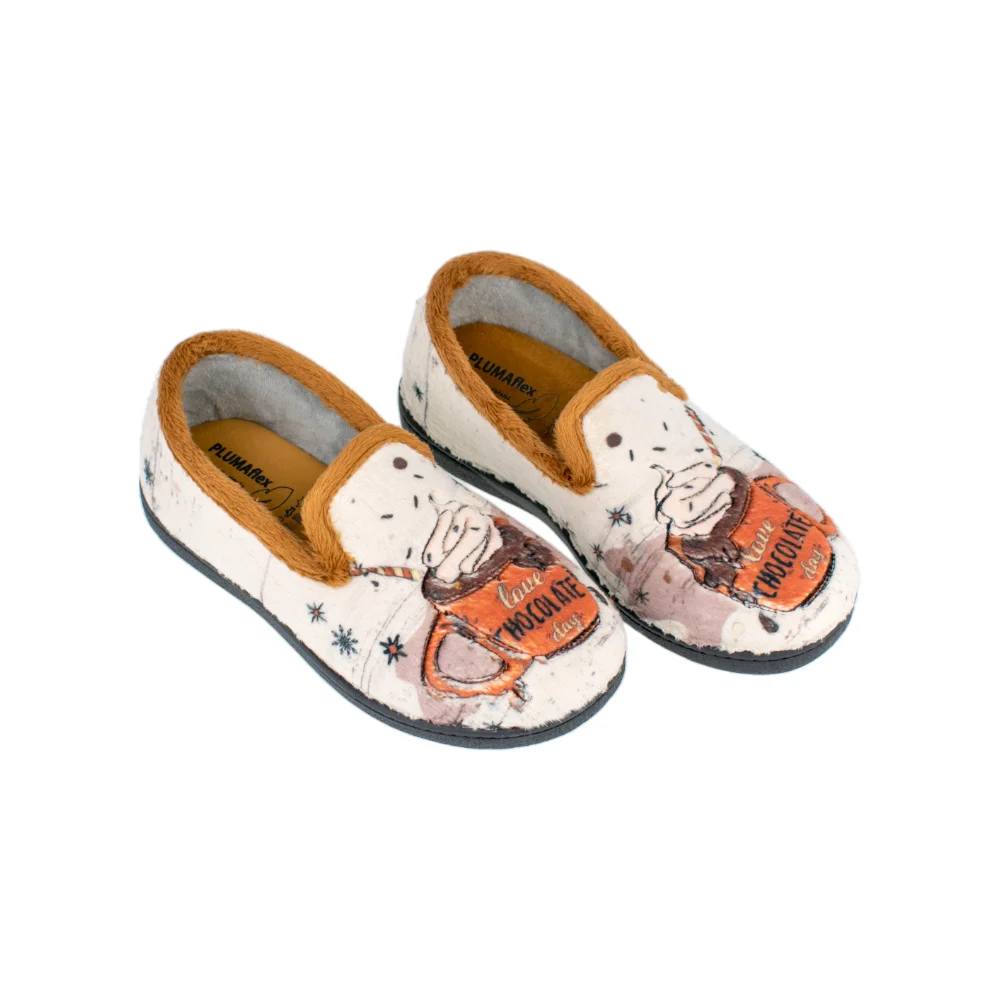 Zapatilla,Plumaflex,Modelo,12282,Chocolate,Foto1